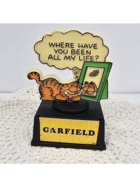 Vintage Garfield Aviva Figurine "Where Have You Been All My Life" 1978 Retro